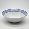 Geometric pattern ceramic plate